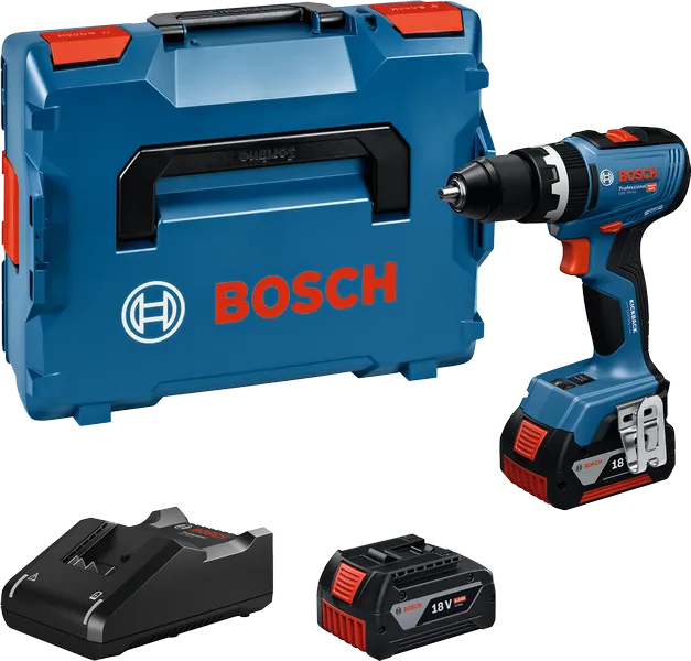 BOSCH GSB 18V-65 Şarjlı Darbeli Matkap 18 Volt 5 Amper Çift Akülü