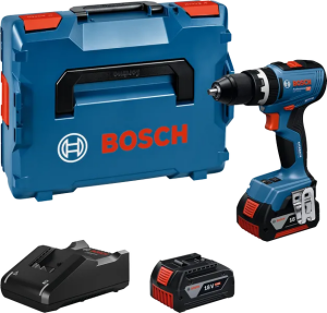 BOSCH GSB 18V-65 Şarjlı Darbeli Matkap 18 Volt 5 Amper Çift Akülü