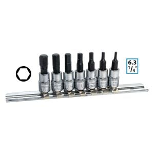 CETA-FORM C08S-RHX7 1/4'' Alyan Uçlu Lokma Takımı 7 Parça