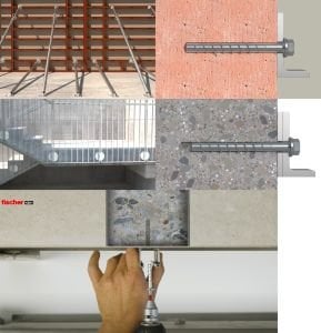 FISCHER FBS Kalıp Bağlama ve Karot Makina Montajı için Beton Vidası (Ölçü Seçiniz)