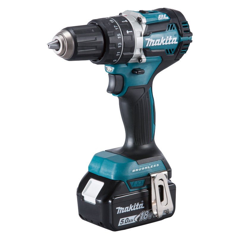 MAKİTA DHP 484 RTJ Çift Akülü Darbeli Matkap 18 Volt 5 Amper