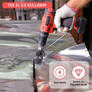 ROX Matkap İçin Metal Plaka ve Sac Kesme Aparatı (153ROX0185)