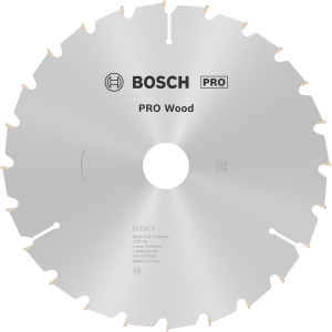 BOSCH Pro Wood 216 mm 24 Diş Ahşap Elmas Daire Testere Bıçağı