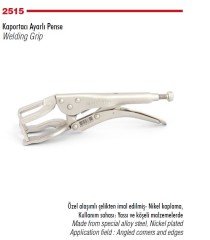 İZELTAŞ Kaportacı Ayarlı Pense 270 mm 2515 11 0270