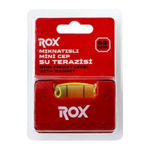 ROX Mıktanıslı Cep Tipi Mini Su Terazisi 65 mm (153ROX0280)
