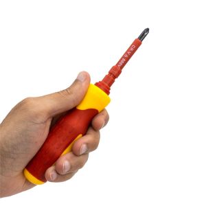 NEXON İzoleli Tornavida Takımı 7 Parça Düz Yıldız Torx (6041)