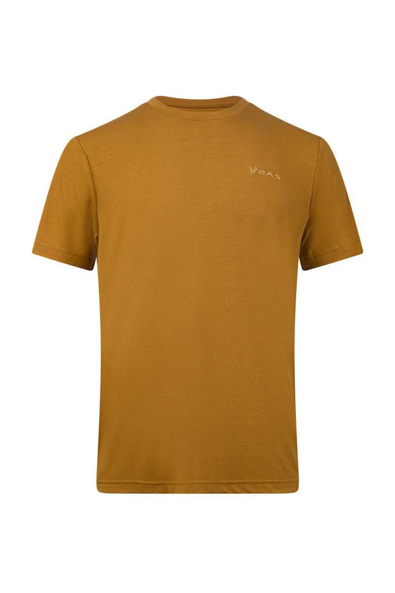 2AS Winson Erkek Viloft Sıfır Yaka T-Shirt Kahverengi