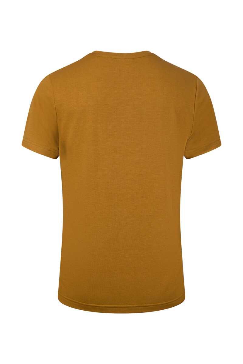 2AS Winson Erkek Viloft Sıfır Yaka T-Shirt Kahverengi