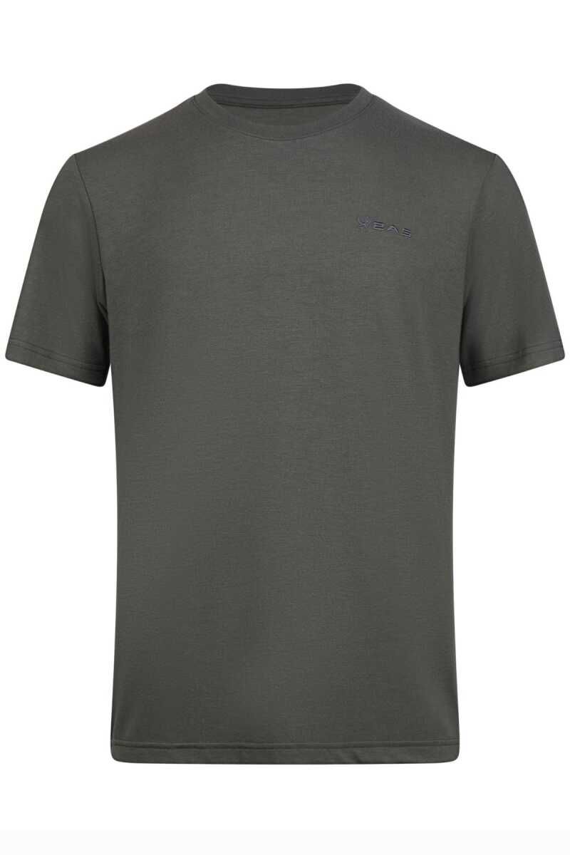 2AS Winson Erkek Viloft Sıfır Yaka T-Shirt Antrasit