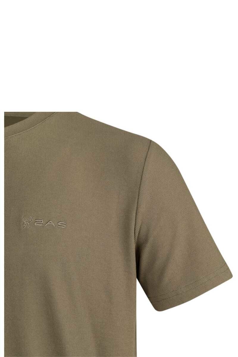 2AS Kalei Sıfır Yaka T-Shirt Toprak