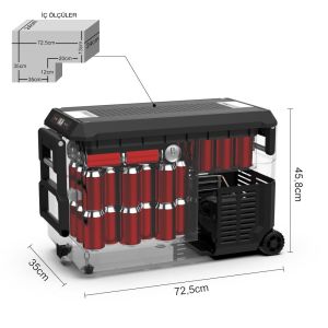 ICECO JP40PRO Kompresörlü Oto Buzdolabı 37 Litre 12/24 Volt