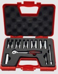 İZELTAŞ 1/4” Altı Köşe Derin Lokma Anahtar Takımı 14 Parça(1107 00 6014)