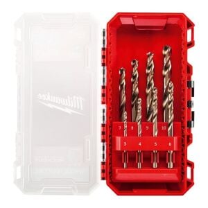 MILWAUKEE Red Cobalt HSS-G 8 Parça Metal Matkap Ucu Seti