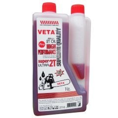 VETA 2T10 Pro İki Zamanlı Motor Yağı 1 Litre (Bahçe Makinaları İçin)