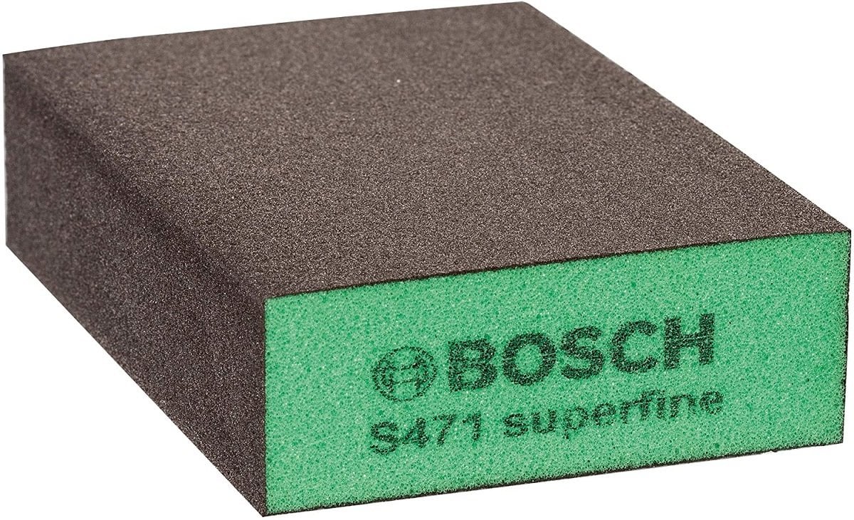 BOSCH S471 Dört Taraflı Sünger Zımpara Takoz-Sert (Kum Seçiniz) 180 Kum