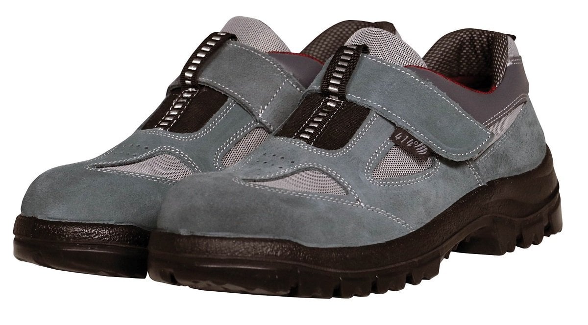 414 S1P Süet Deri Cırtlı İş Ayakkabısı Çelik Ara Tabanlı (Numara Seçiniz)