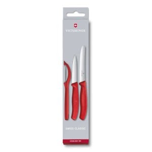 VICTORINOX 6.7111.31 Kırmızı Soyma Seti, 3 Parça