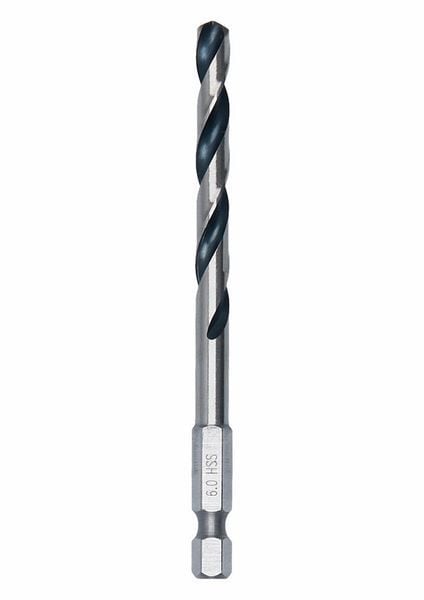 BOSCH HSS Pointeq 1/4 Altıgen Saplı Metal Matkap Ucu (Ölçü Seçiniz) 6 mm