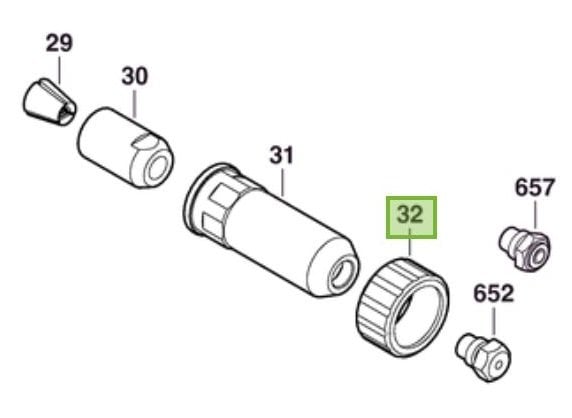 Bosch Yedek Parça Kovan Somunu GRG 18 Perçin Tabancası İçin