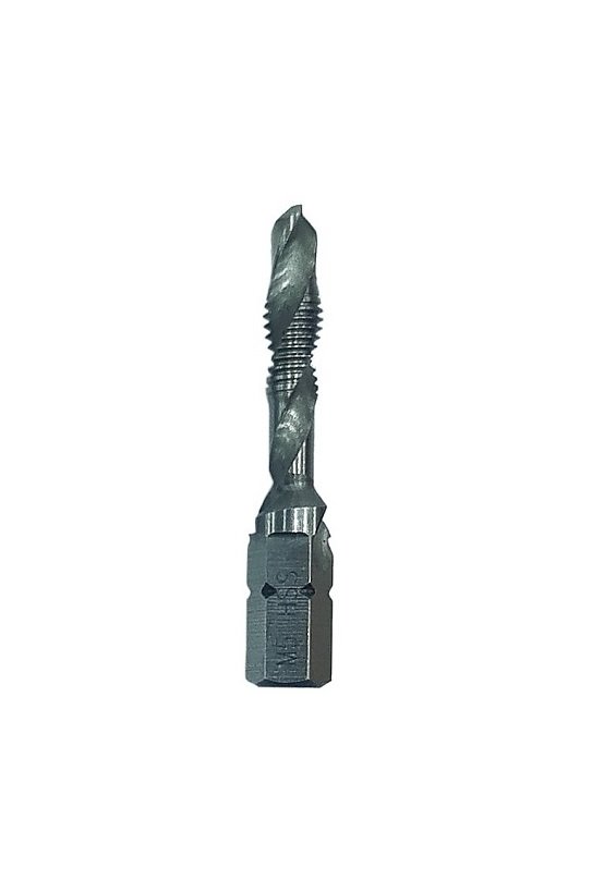 CZTOOL Matkap Uçlu Klavuz 1/4'' Altıgen Saplı (Ölçü Seçiniz) M5