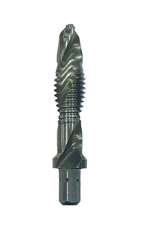 CZTOOL Matkap Uçlu Klavuz 1/4'' Altıgen Saplı (Ölçü Seçiniz) M10