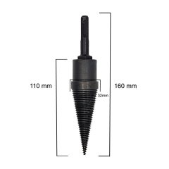 NEXON Şöminelik Kütük Yarma Ucu 160 mm (Matkap İle Kullanılır)
