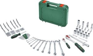 BOSCH 132 Parça Çok Amaçlı Montaj - Anahtar ve Lokma Seti