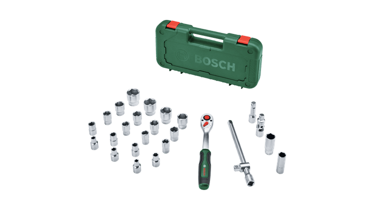 BOSCH 25 Parça 1/2'' Lokma Takımı (1600A02Z9F)