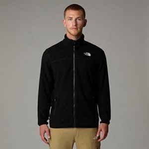 THE NORTH FACE Glacier Tam Boy Fermuarlı Polar Erkek Siyah