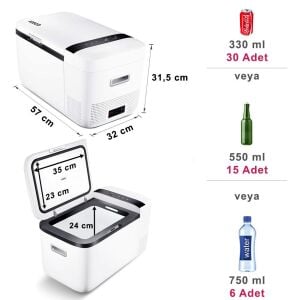 ICECO YCD20 12/24Volt 20 Litre Kompresörlü Oto Buzdolabı