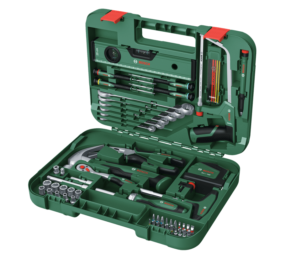 BOSCH ADVANCED 56 Parça Çok Amaçlı Montaj - Anahtar ve Lokma El Aleti Seti