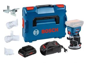 BOSCH GKF 18V-8 Avuç Tip Akülü Freze 4 Ah Tek Akülü