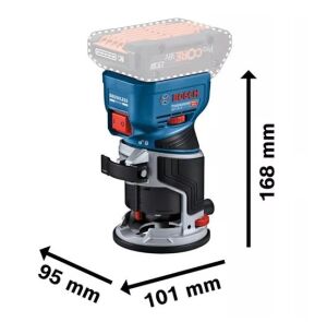 BOSCH GKF 18V-8 Avuç Tip Akülü Freze 4 Ah Tek Akülü
