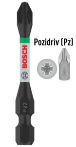 BOSCH Pro Impact PZ2x55 mm Bits Uç 2'li