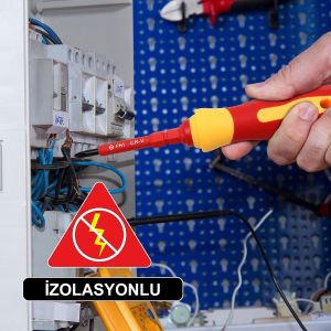 NEXON 6047 İzoleli Tornavida Takımı 8 Parça 14 Farklı Uç Tipi