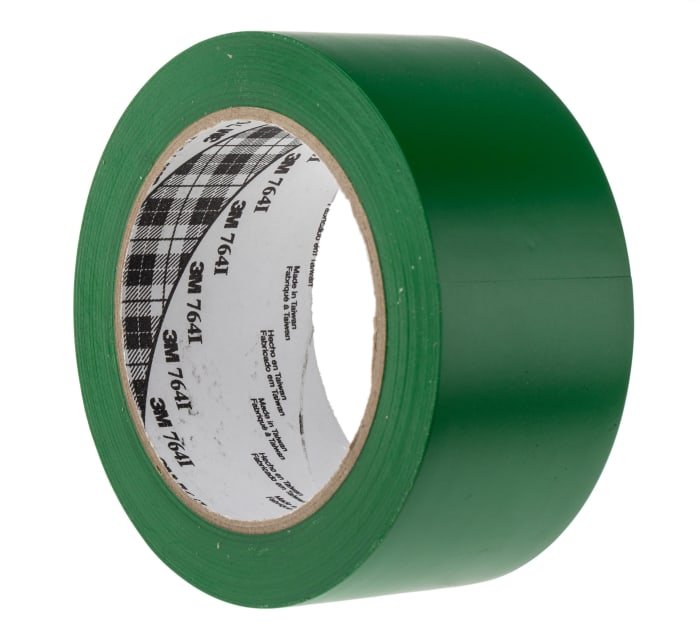 3M 7641 Yer İşaretleme Vinil Bant-Yeşil