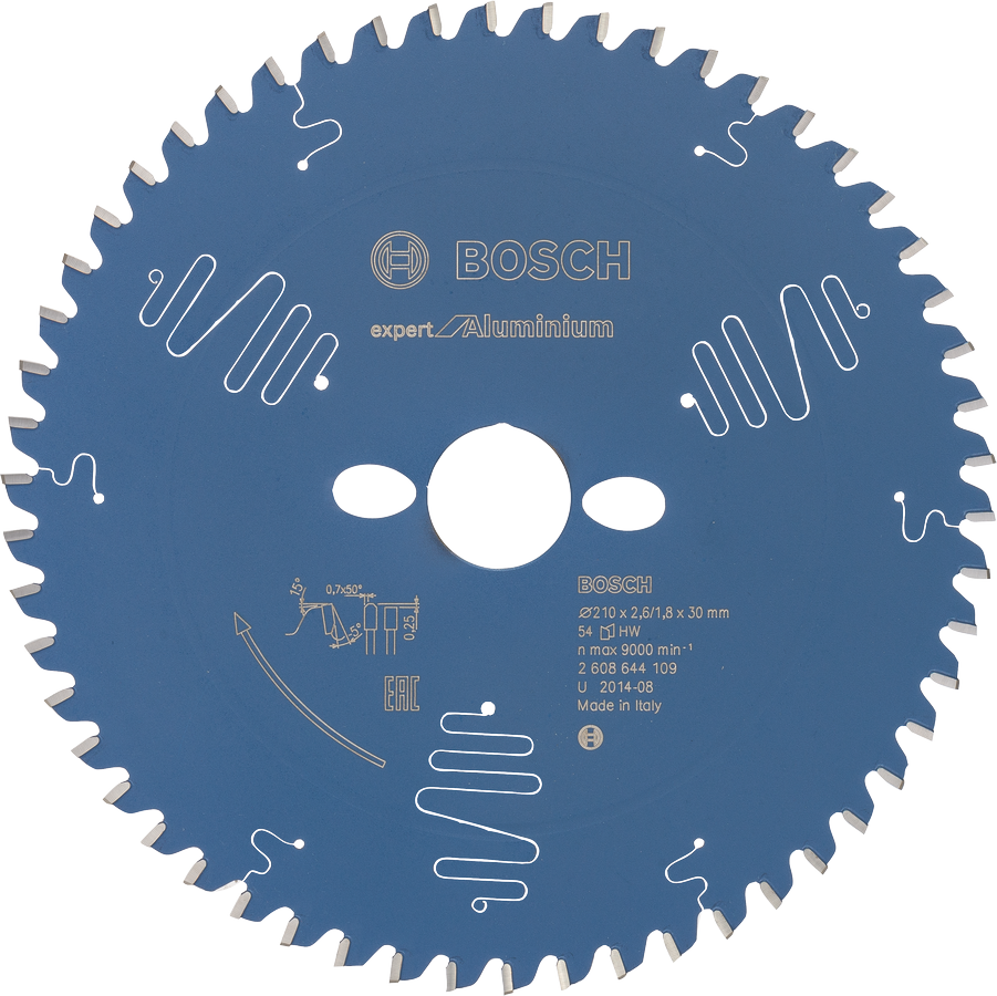 BOSCH Expert for Aluminyum 210x30x2,6 mm 54 Diş Aluminyum Elmas Daire Testere