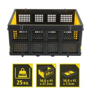 STANLEY FT505 Katlanır Çok Amaçlı Taşıma Sepeti 25 Kg