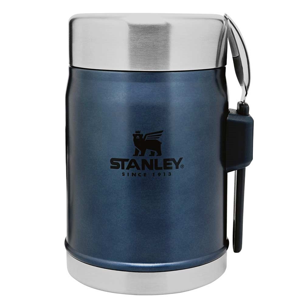 STANLEY Klasik Paslanmaz Çelik Kaşıklı Yemek Termosu 0.40 Lt - Lacivert