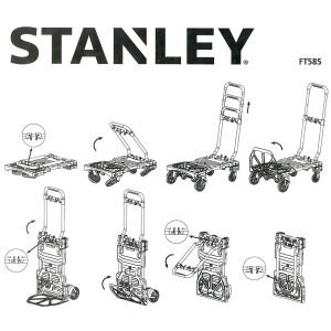 STANLEY FT585 Çok Fonksiyonlu Katlanır El Arabası