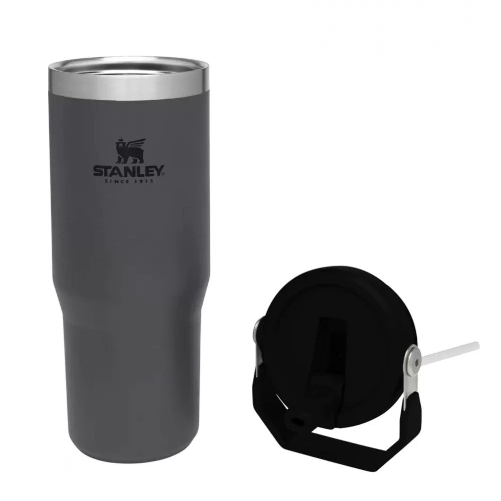 STANLEY The IceFlow Flip Straw Pipetli Termos Bardak 0.89 Lt - Füme