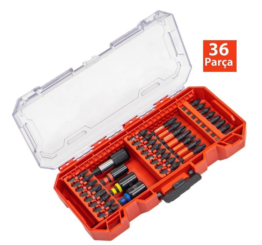 NEXON 6517 Adaptörlü Bits Uç Vidalama Seti 36 Parça