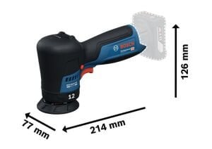 BOSCH GPX 12V-77 Akülü Eksantrik Zımpara ve Polisaj Makinası 12 Volt (Akü ve Şarj Aleti Hariç)