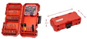 NEXON 6521 Adaptörlü Bits Uç Vidalama Seti 72 Parça (Minibox Kutulu)