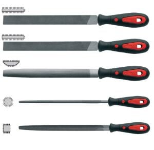 CETA-FORM J72-1051A Eğe Takımı 10'' 250 mm(Kombinasyon A) 5 Parça