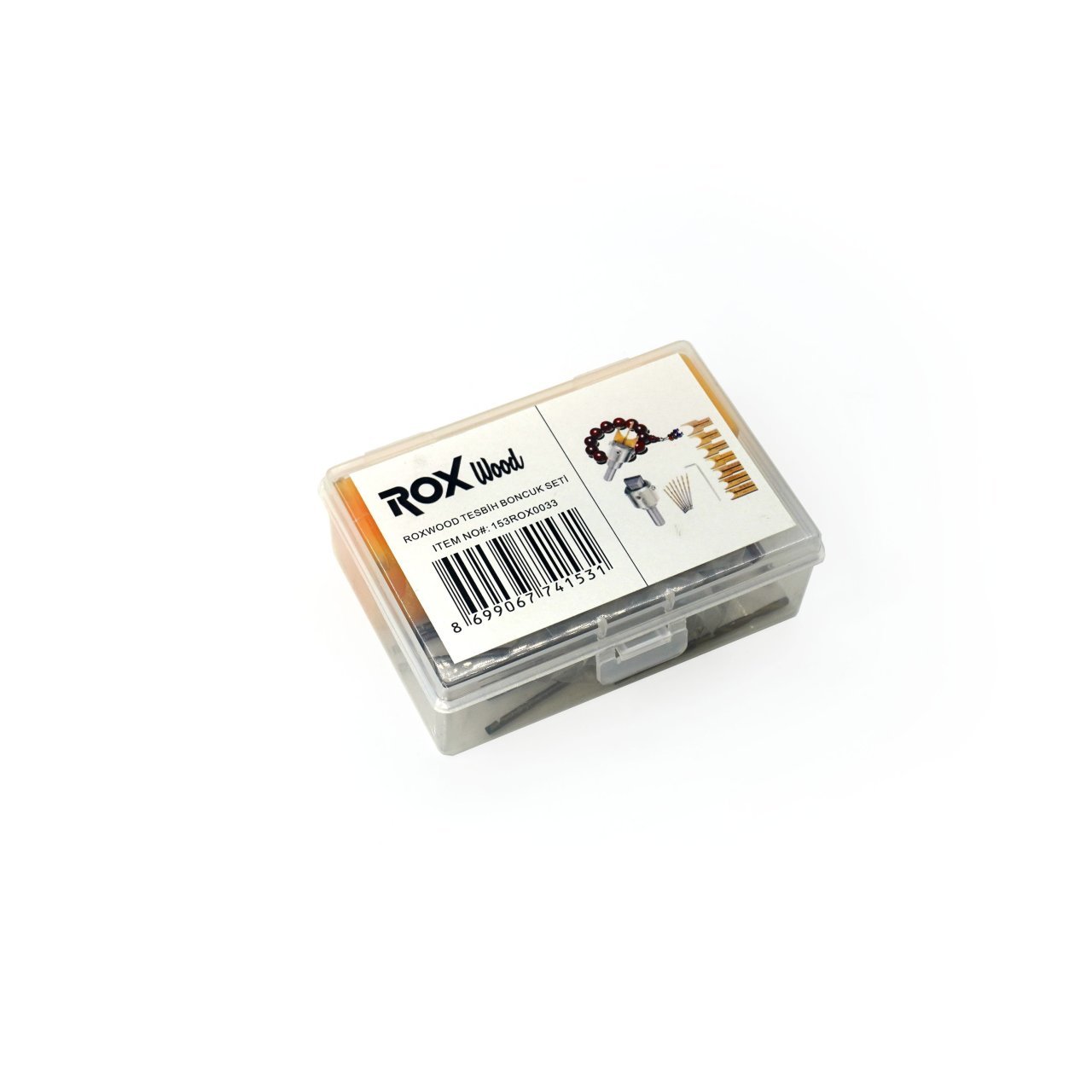 ROX Wood Matkap İçin Ahşap Yuvarlak Şekillendirme Seti (Tesbih Boncuk Seti)