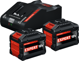 BOSCH Expert EXBA18 Volt 15.0 Ah 2'li Akü Seti Şarj Cihazlı