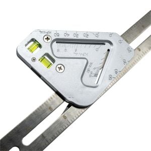 ROX Wood 0122 Çok Amaçlı Terazili Açılı Gönye 350 mm