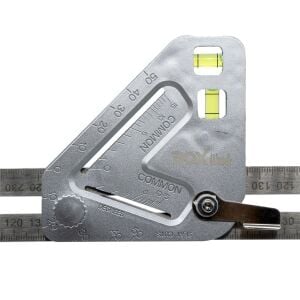ROX Wood 0122 Çok Amaçlı Terazili Açılı Gönye 350 mm