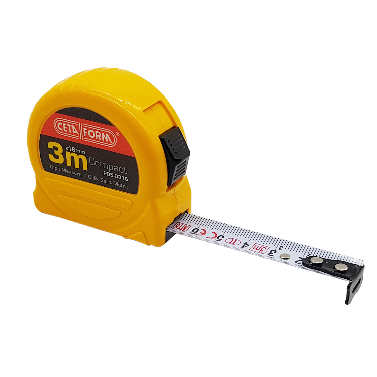 CETA Compact Şerit Metre 3mt x 16mm